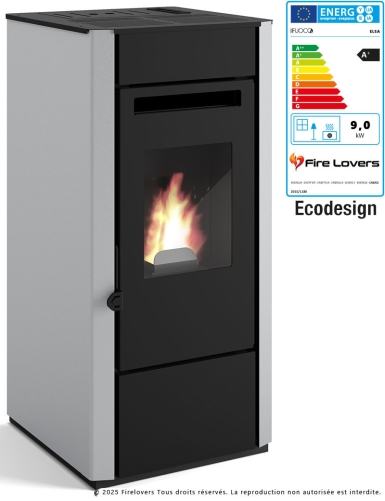 Elsa 9,5kW Poêle à granulés