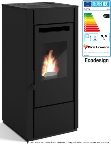 Elsa 9,5kW Poêle à granulés