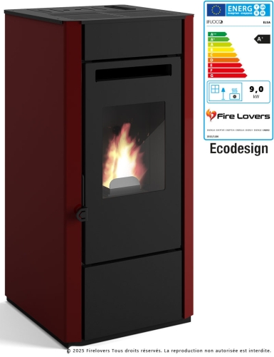 Elsa 9,5kW Poêle à granulés