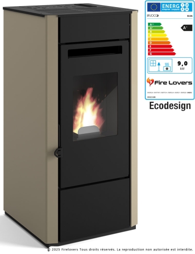 Elsa 9,5kW Poêle à granulés