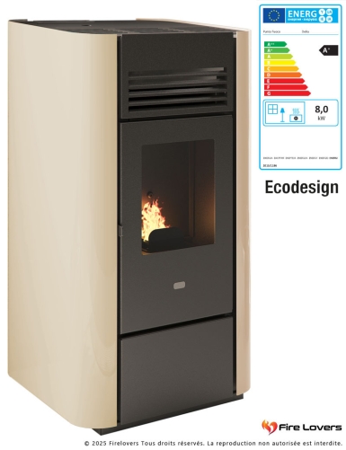 Delia 9,5kW Poêle à granulés