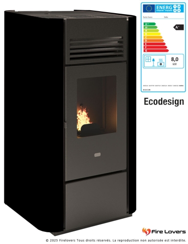 Delia 9,5kW Poêle à granulés