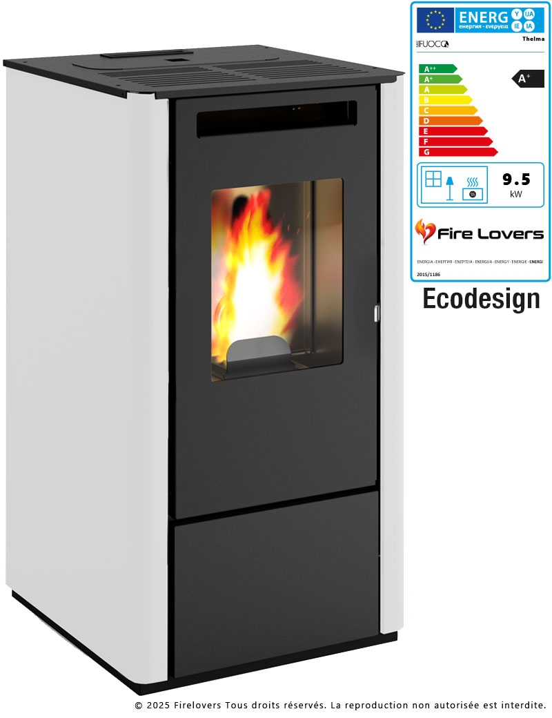 Thelma 9,5kW Poêle à granulés