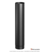 Elément droit 750 mm Ferrolux Noir Ø 150 mm