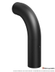 Coude arrondi 90° + regard + clé de tirage + J020 + J021 Ferrolux Noir Ø 150 mm