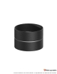 Manchon F/F anticondensat Ferrolux Noir Ø 150 mm