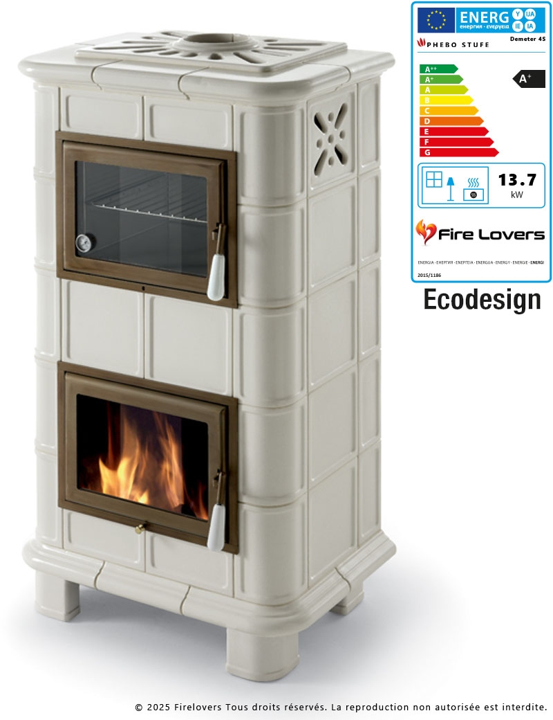 Demetra 13,7 kW Poêle à bois