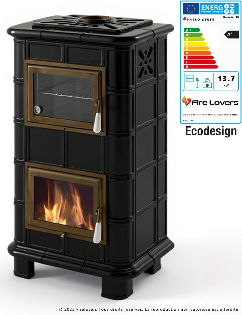 Demetra 13,7 kW Poêle à bois