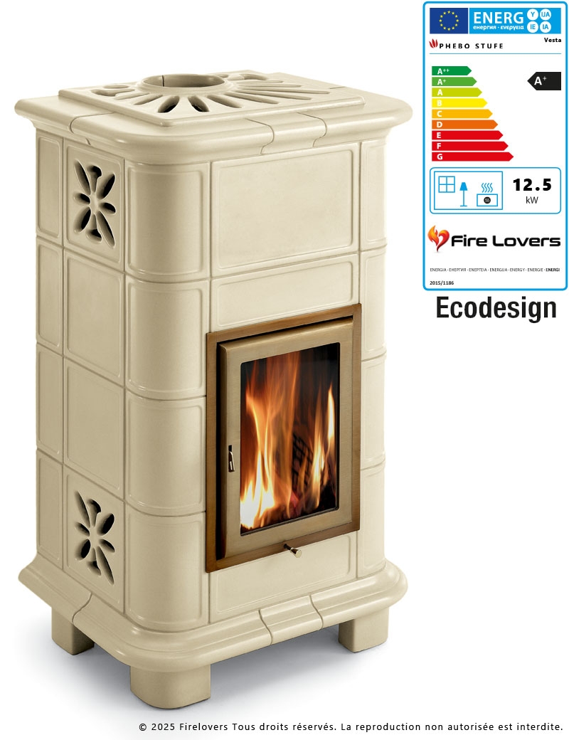 Vesta 12,5 kw Poêle à bois
