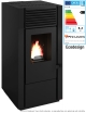 Marisa 9,2kW Poêle à granulés canalisable