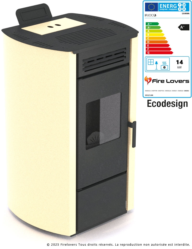 Luana 14kW Poêle à granulés