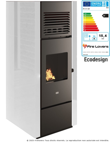 Nia 15,4kW Poêle à granulés...