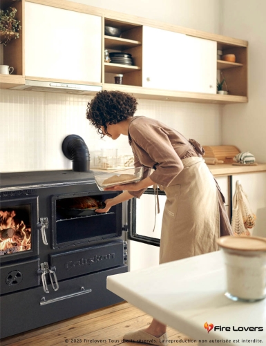 Caliskan 214 Box Gourmet 6.4kW Cuisinière à bois