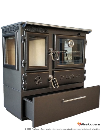 Caliskan 214 3D Box Gourmet 6.4kW Cuisinière à bois