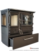 Caliskan 214 3D Box Gourmet 6.4kW Cuisinière à bois
