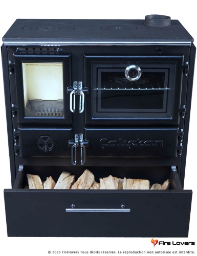 Caliskan 214 Casing Gourmet 6.4kW Cuisinière à bois