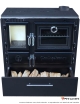 Caliskan 214 Casing Gourmet 6.4kW Cuisinière à bois