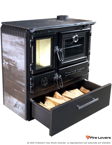 Caliskan 214 Casing Gourmet 6.4kW Cuisinière à bois