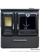 Caliskan 216 3D Box Gourmet 8.45 kW cuisinière à bois