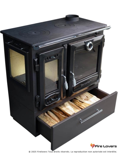 Caliskan 216 3D Box Gourmet 8.45 kW cuisinière à bois