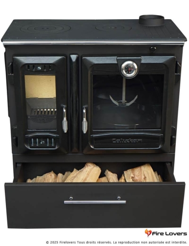 Caliskan 216 3D Box Gourmet 8.45 kW cuisinière à bois