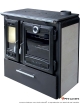 Caliskan 216 Casing Gourmet 8.45 kW cuisinière à bois