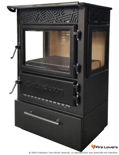 Caliskan 305 3D Box 12,5 kW Poêle à bois