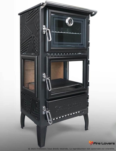 Caliskan 306 3D 12,9 kW Poêle à bois