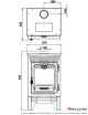 Caliskan 315 14 kW Poêle à bois
