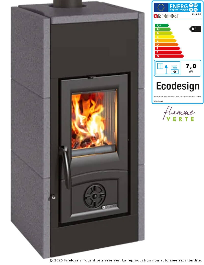 Asia 5.0 7kW Poêle à bois