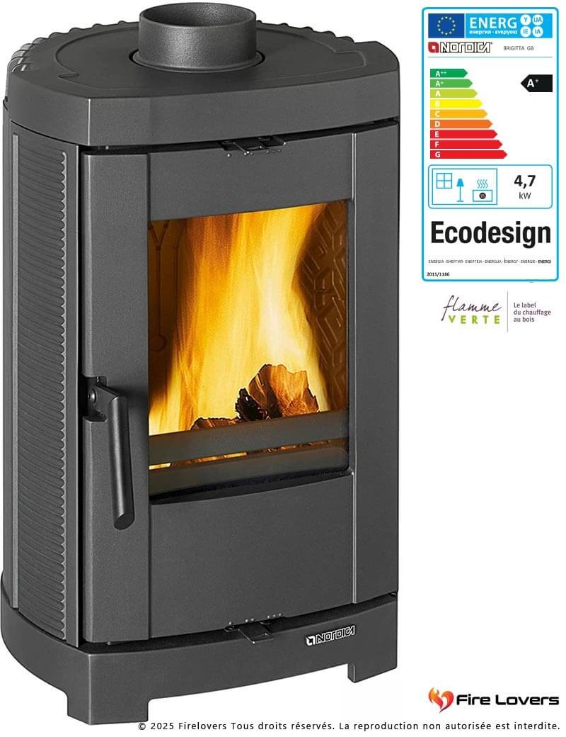 Brigitta GB 5kW Poêle à bois