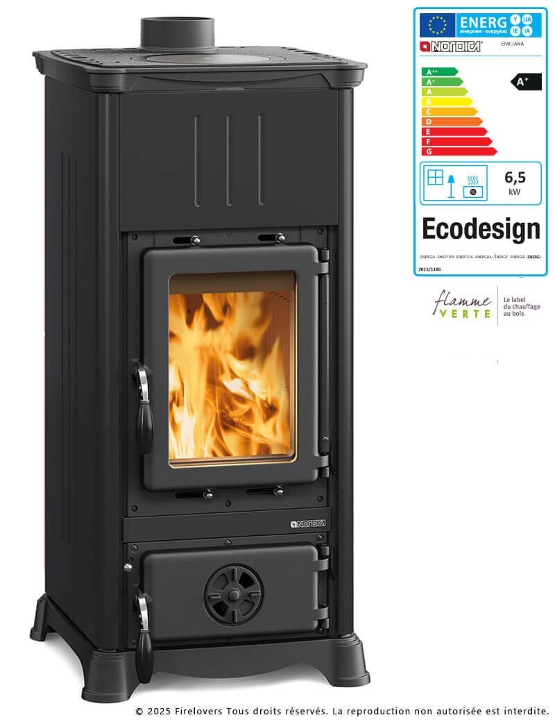 Emiliana Steel 7kW Poêle à...