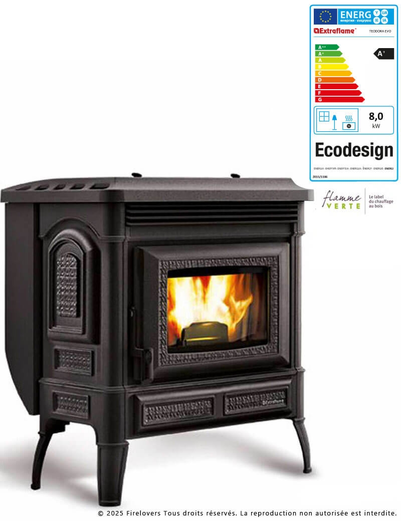 Teodora Evo 8kW Poêle à...