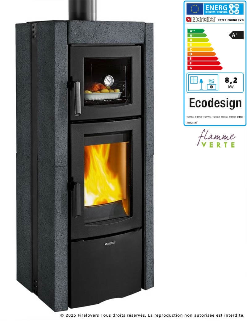 Ester Forno Evo 8kW Poêle à...