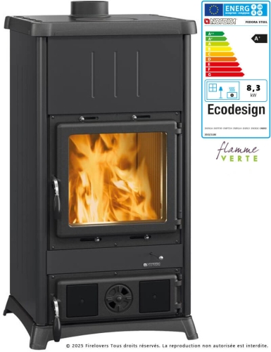 Fedora Steel 8kW Poêle à bois