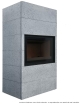 Mythos 1470 Basalto 13,7 kW Foyer fermé à bois