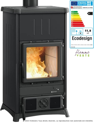 Concita.16 Steel 12kW Poêle à bois