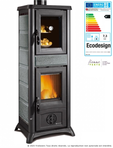 Gemma Forno 16 Pierre naturelle 7,3 kW Poêle à bois