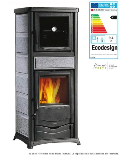 Rossella Plus Forno 5.0 Petra 9.4kW Poêle à bois avec four