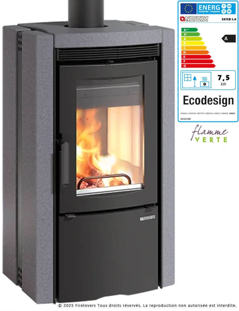 Ester 5.0 8kW Poêle à bois