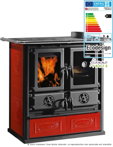 Rosetta 16 Ceramica 7.9 kW Cuisinière à bois
