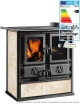 Rosetta 16 Ceramica 7.9 kW Cuisinière à bois