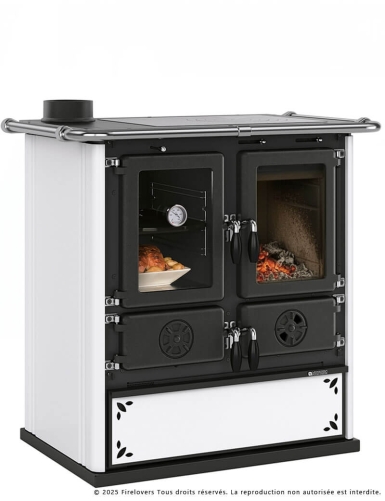 Rosetta Sinistra 5.0 Steel 7,9 kW Cuisinière à bois