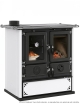 Rosetta Sinistra 5.0 Steel 7,9 kW Cuisinière à bois