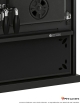 Rosetta Sinistra 5.0 Steel 7,9 kW Cuisinière à bois
