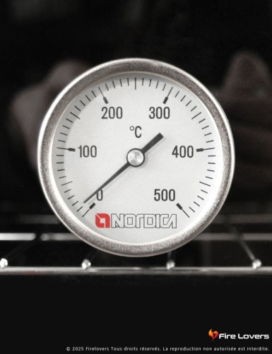 Rosetta Sinistra 5.0 Steel 7,9 kW Cuisinière à bois
