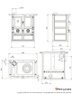 Rosetta Sinistra 5.0 Petra 8kW Cuisinière à bois