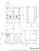 Rosetta Sinistra 5.0 Ceramica 7,9 kW Cuisinière à bois