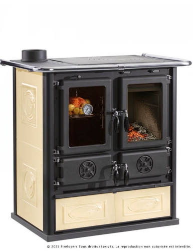 Rosetta Sinistra 5.0 Ceramica 7,9 kW Cuisinière à bois