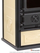 Rosetta Sinistra 5.0 Ceramica 7,9 kW Cuisinière à bois